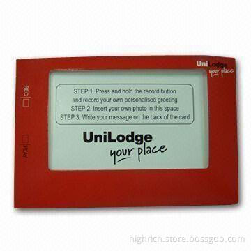 Recordable Paper Photo Frame with and Broad Logo Printing Area, Ideal for Promotional Purposes